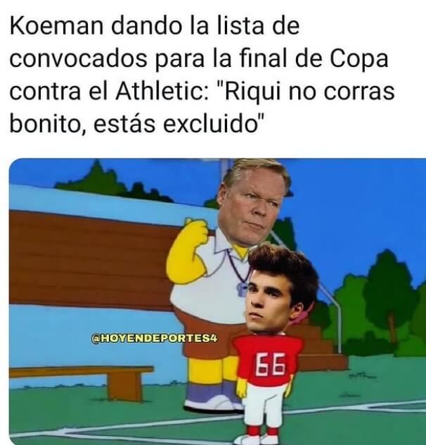 Memes Athletic-Barcelona Final Copa del Rey 2021