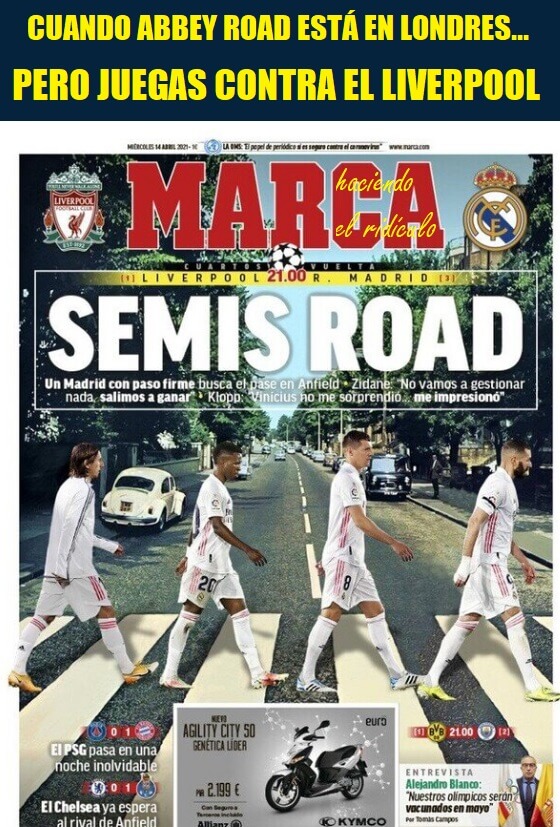 Memes Liverpool-Real Madrid Champions 2021