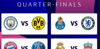 Partidos Cuartos Champions League 2021 | Horarios y TV Partidos Cuartos Champions League 2021
