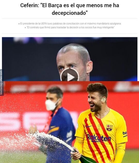 Memes Barcelona-Getafe 2021