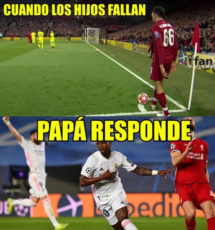 Memes Liverpool-Real Madrid Champions 2021