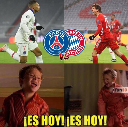 Memes PSG-Bayern Munich Champions 2021