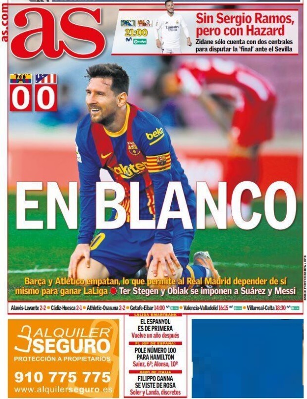 Portadas Diarios Deportivos Domingo 9/5/2021