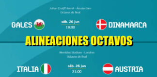 Alineaciones Octavos Eurocopa 2021 Alineaciones Octavos Eurocopa 2021