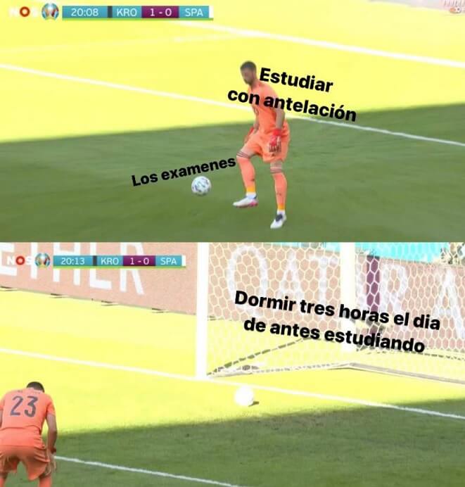 memes unai simon españa croacia