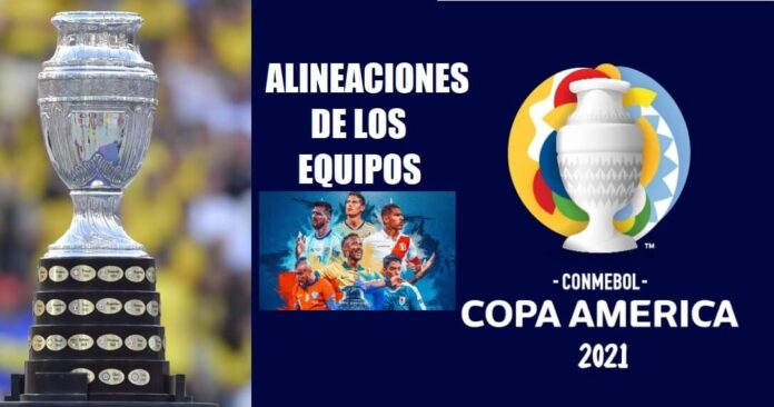 Alineaciones Copa América 2021 | Once iniciales de los equipos Alineaciones Copa América 2021 | Once iniciales de los equipos
