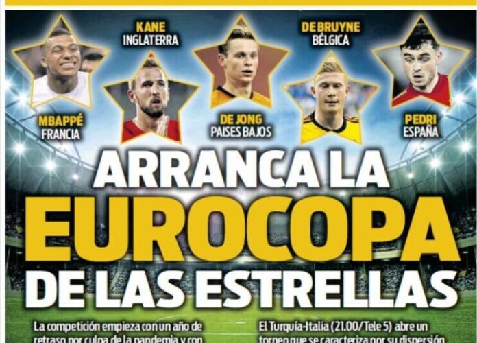 Portadas Diarios Deportivos Viernes 11/6/2021 Portadas Diarios Deportivos Viernes 11/6/2021