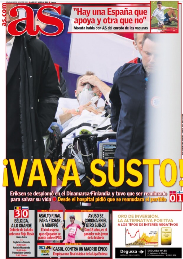 Portadas Diarios Deportivos Domingo 13/6/2021 Portadas Diarios Deportivos Domingo 13/6/2021