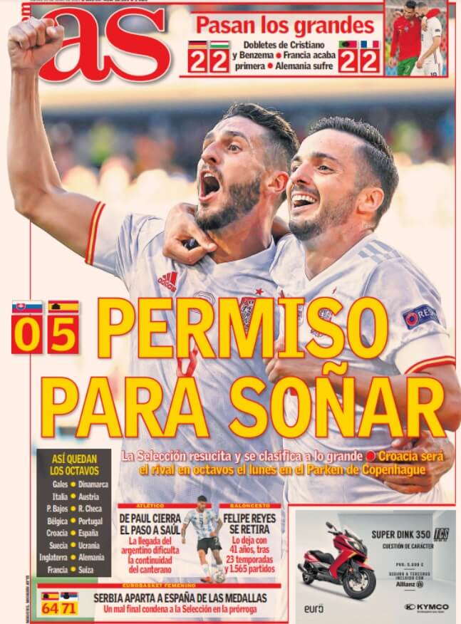 Portadas Diarios Deportivos Jueves 24/6/2021 Portadas Diarios Deportivos Jueves 24/6/2021
