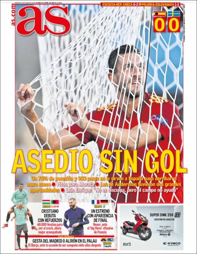 Portadas Diarios Deportivos Martes 15/6/2021 Portadas Diarios Deportivos Martes 15/6/2021