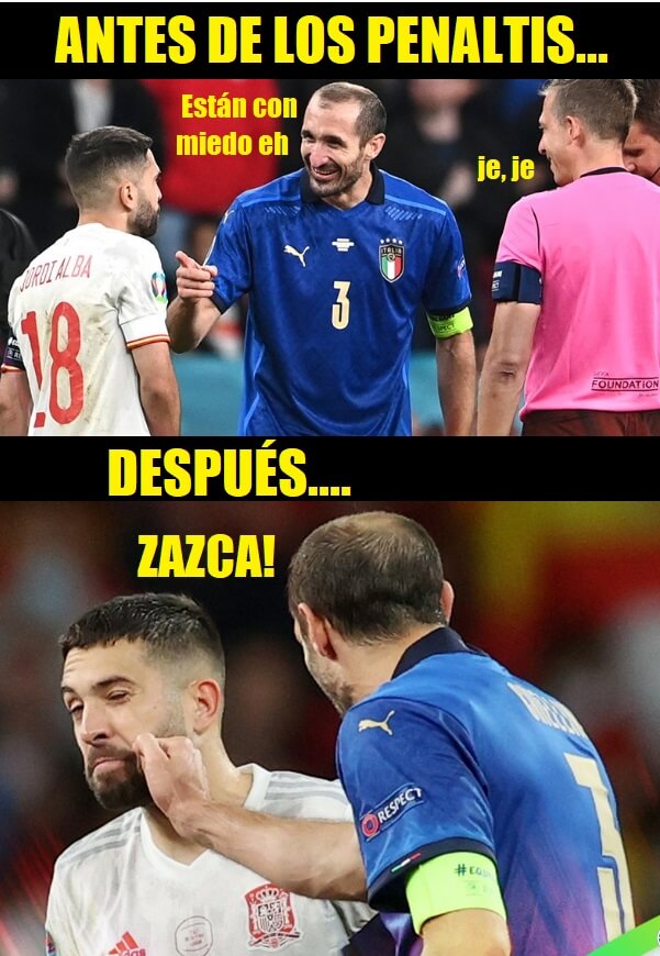 Memes Italia-España Semifinal Eurocopa 2021