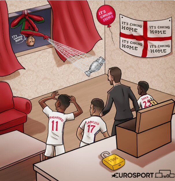 Memes Italia-Inglaterra Final Eurocopa 2021