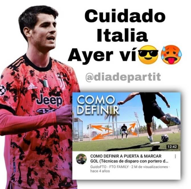 Memes Italia-España Semifinal Eurocopa 2021