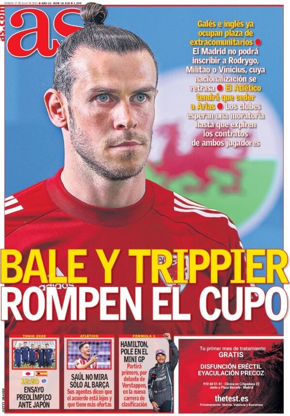 Portadas Diarios Deportivos Sábado 17/7/202 Portadas Diarios Deportivos Sábado 17/7/202