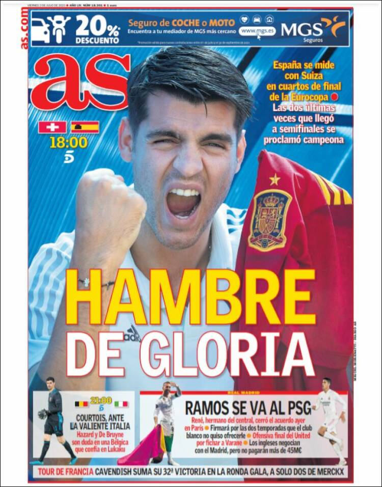Portadas Diarios Deportivos Viernes 2/7/2021