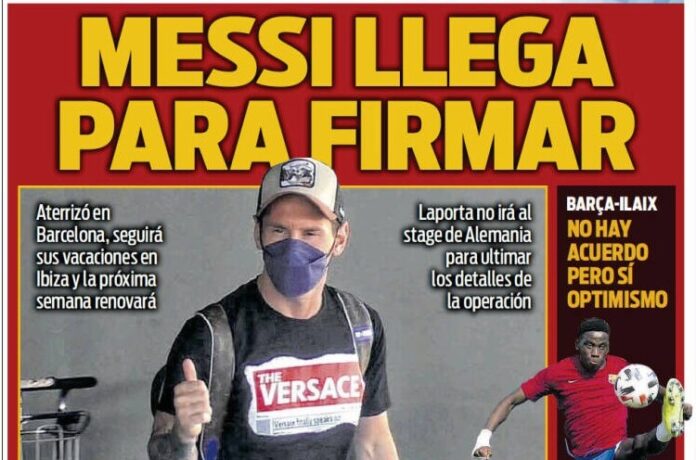 Portadas Diarios Deportivos Jueves 29/7/2021