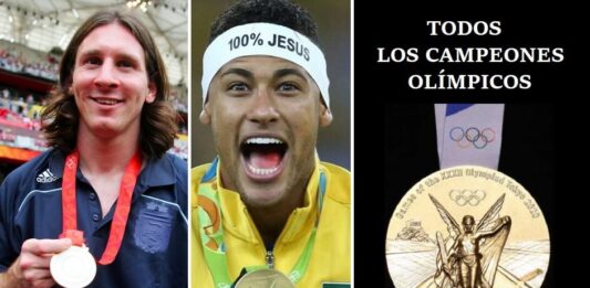 Todos los Campeones Olímpicos de Fútbol en la Historia