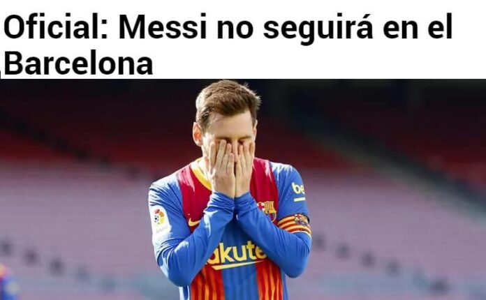 Messi No Seguirá en el Barcelona | Comunicado Oficial Messi No Seguirá en el Barcelona | Comunicado Oficial