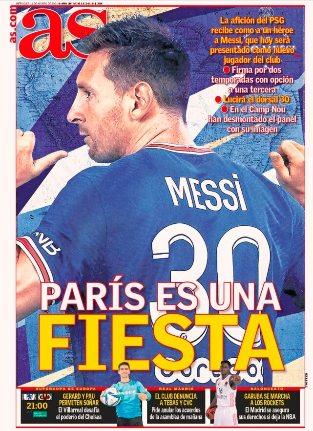 Portadas Diarios Deportivos Miércoles 11/8/2021 Portadas Diarios Deportivos Miércoles 11/8/2021