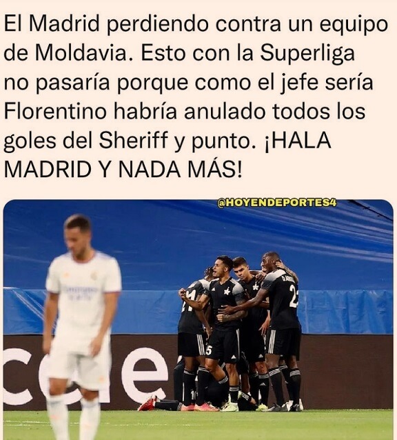 Memes PSG-City y Madrid-Sheriff