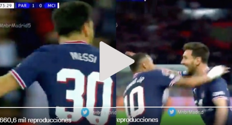 Messi marca su primer gol con el PSG: ¡GOLAZO!