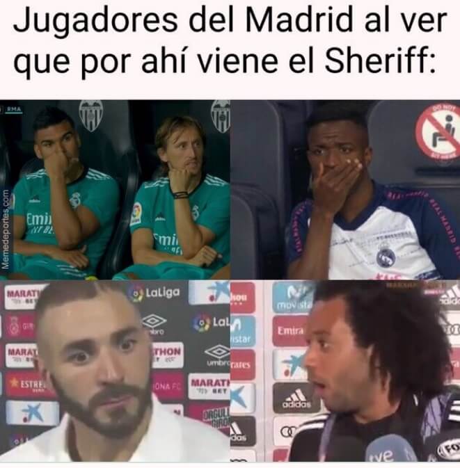 Memes PSG-City y Madrid-Sheriff