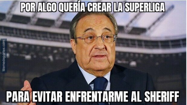 Memes PSG-City y Madrid-Sheriff