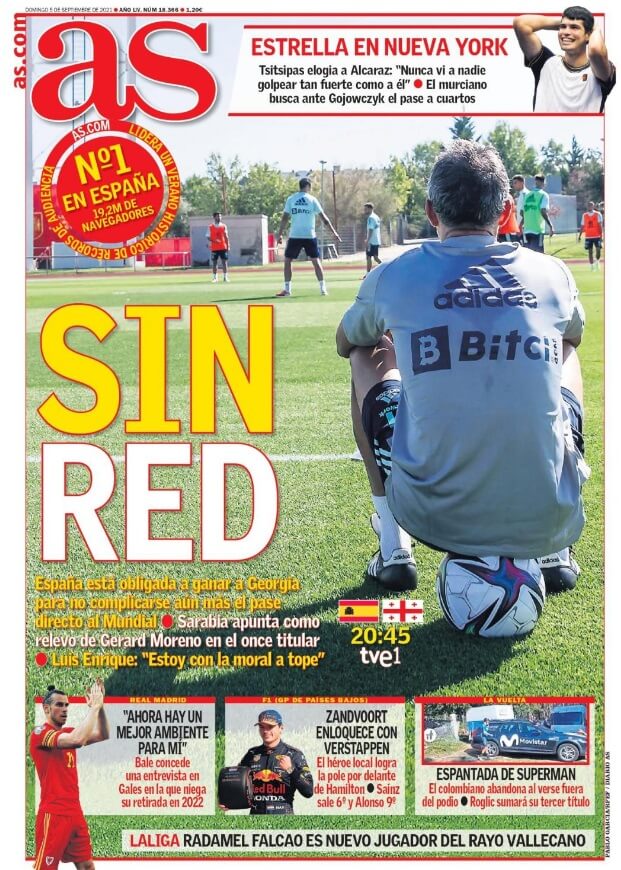 Portadas Deportivas de España 5/9/2021 