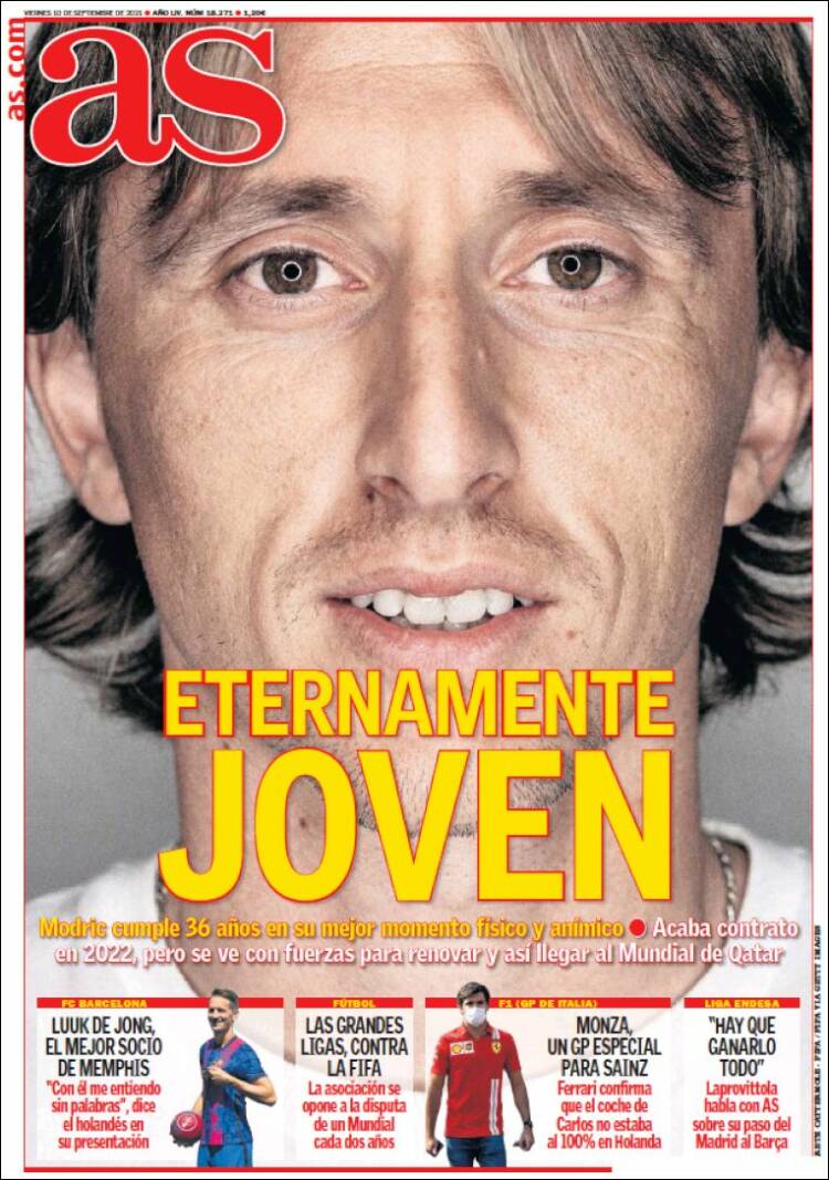 Portadas Deportivas de España 10/9/2021 Portadas Deportivas de España 10/9/2021