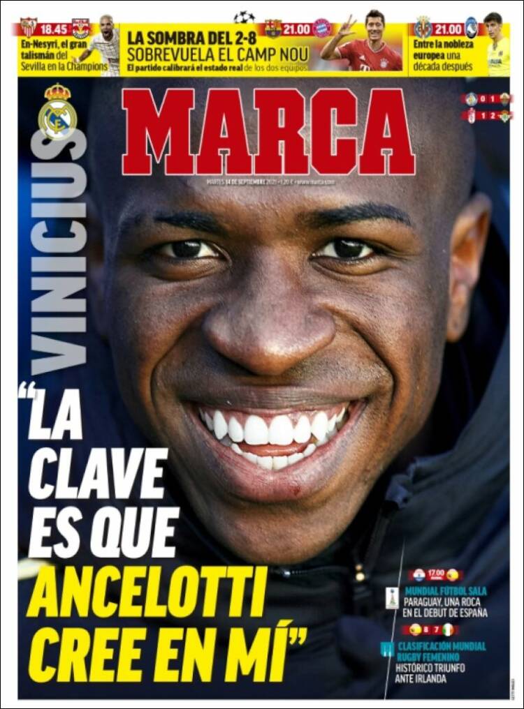 Portadas Deportivas de España 14/9/2021 Portadas Deportivas de España 14/9/2021