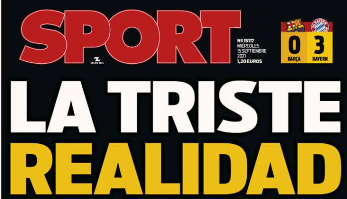 Portadas Deportivas de España 15/9/2021 Portadas Deportivas de España 15/9/2021