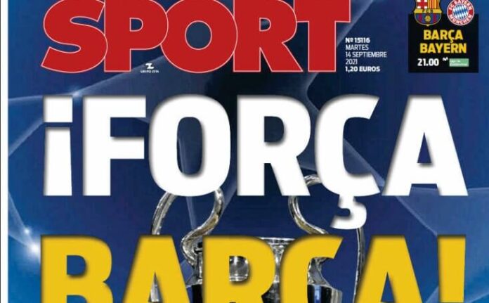 Portadas Deportivas de España 14/9/2021 Portadas Deportivas de España 14/9/2021