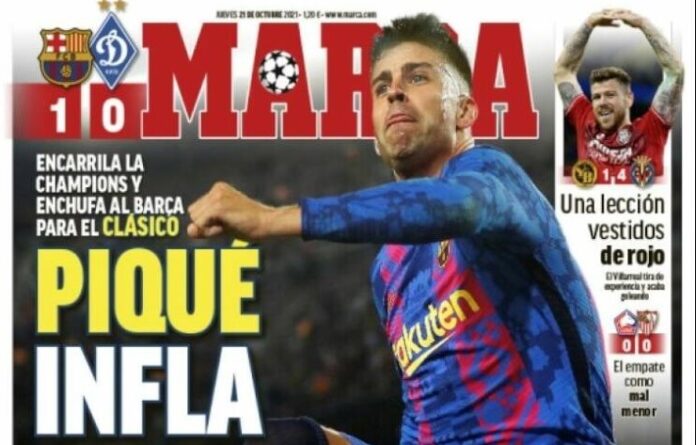 Portadas Deportivas de España 21/10/2021 Portadas Deportivas de España 21/10/2021