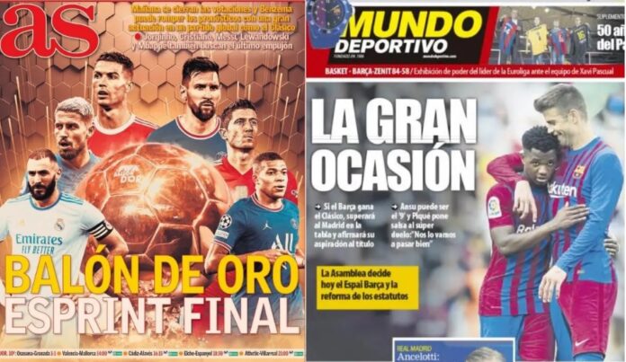 Portadas Deportivas de España 23/10/2021