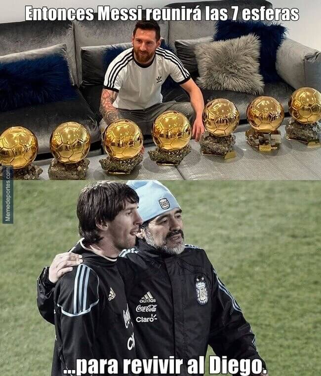 Memes Balón de Oro 2021