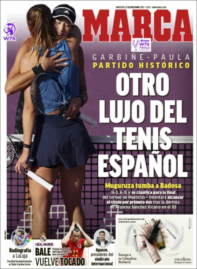 Portadas Deportivas Miércoles 17/11/2021 Portadas Deportivas Miércoles 17/11/2021