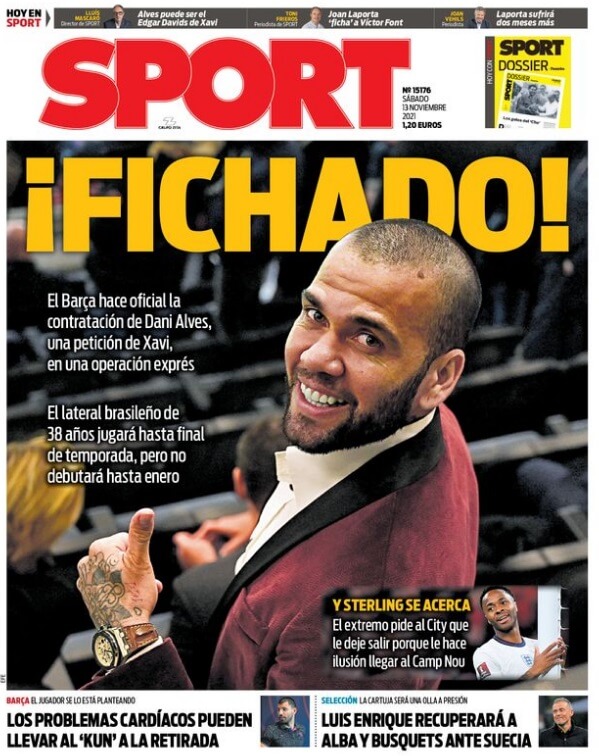Portadas Deportivas Sábado 13/11/2021 Portadas Deportivas Sábado 13/11/2021