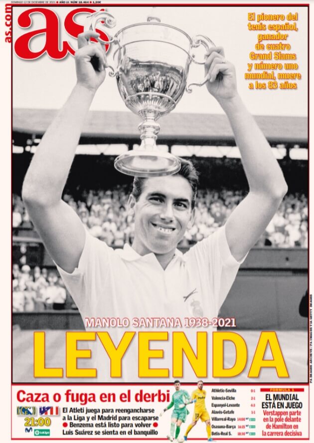 Portadas Deportivas Domingo 12/12/2021 Portadas Deportivas Domingo 12/12/2021