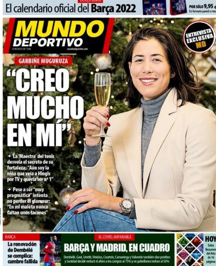 Portadas Deportivas Jueves 30/12/2021 Portadas Deportivas Jueves 30/12/2021