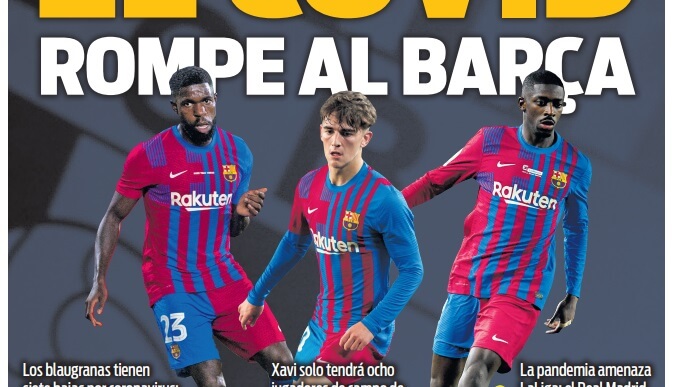 Portadas Deportivas Jueves 30/12/2021 Portadas Deportivas Jueves 30/12/2021