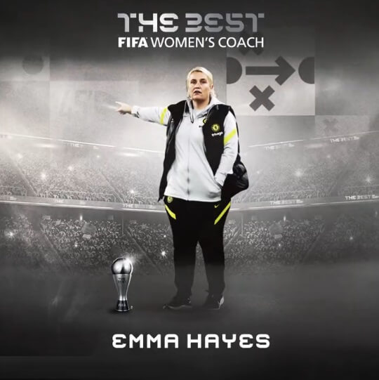 Emma Hayes FIFA The Best 2021 Mejor DT de fútbol femenino