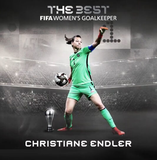 Christiane Endler FIFA The Best 2021 Mejor portera Christiane Endler FIFA The Best 2021 Mejor portera