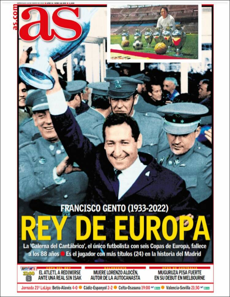Portadas Deportivas Miércoles 19/1/2022