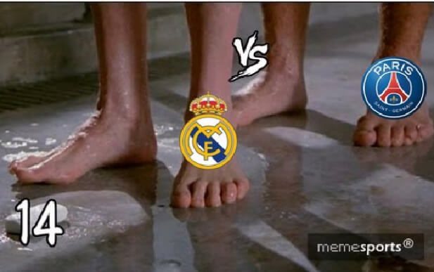 Memes PSG-Real Madrid Champions 2022