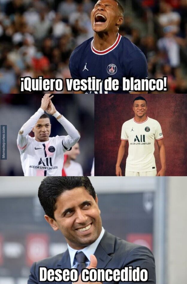 Memes PSG-Real Madrid Champions 2022