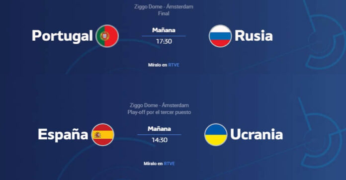 ¿Dónde Televisan el Europeo Fútbol Sala? Portugal-Rusia