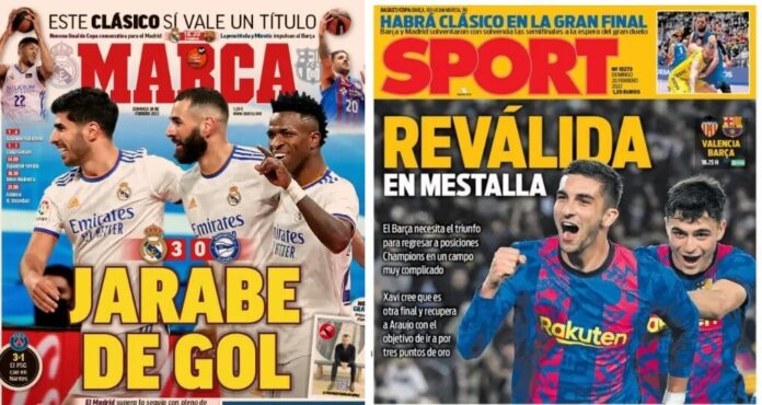 Portadas Deportivas Domingo 20/2/2022 Portadas Deportivas Domingo 20/2/2022