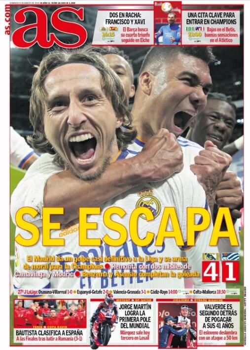 Portadas Deportivas Domingo 6/3/2022 Portadas Deportivas Domingo 6/3/2022