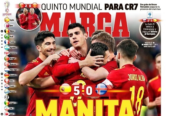 Portadas Deportivas Miércoles 30/3/2022 Portadas Deportivas Miércoles 30/3/2022