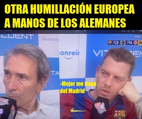 Los Memes de la Eliminación del Barça de la Europa League